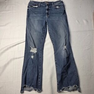 Mother Women's jeans The Insider Crop Step Chew Dancing On Coals Denim Jeans 32